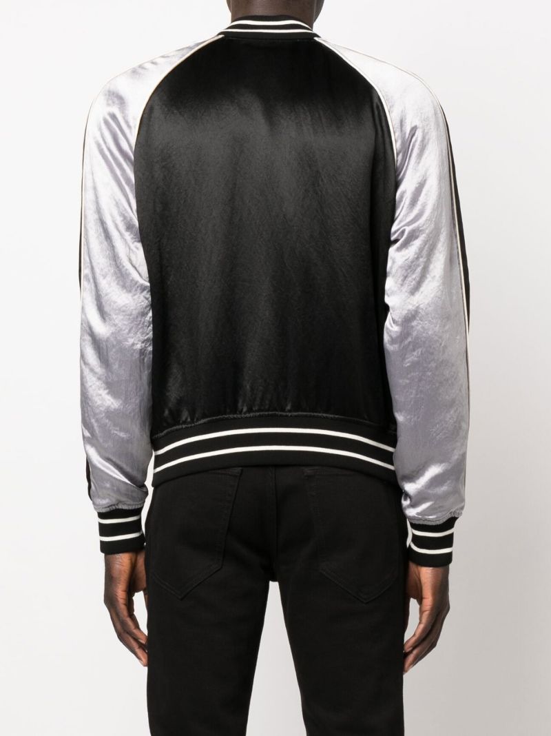 Black Souvenir Bomber Jacket