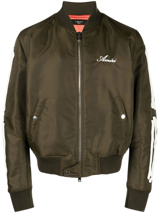 Green Bones Varsity Bomber Jacket