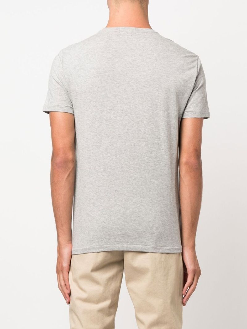 Grey Polo Bear Cotton T-shirt
