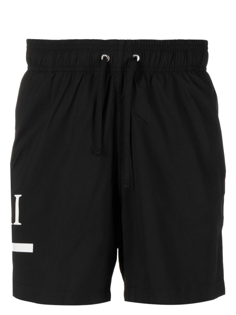 Black Ma Bar Logo Swim Shorts