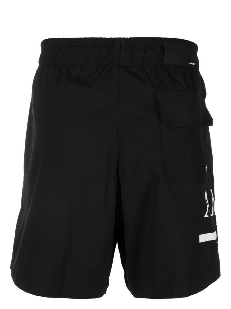 Black Ma Bar Logo Swim Shorts