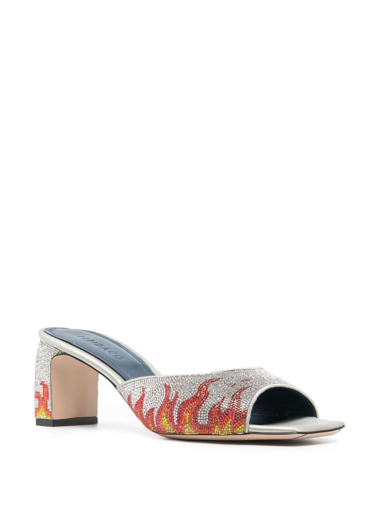 Silver Ade 60 Crystal Sandals