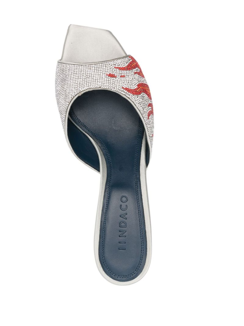 Silver Ade 60 Crystal Sandals