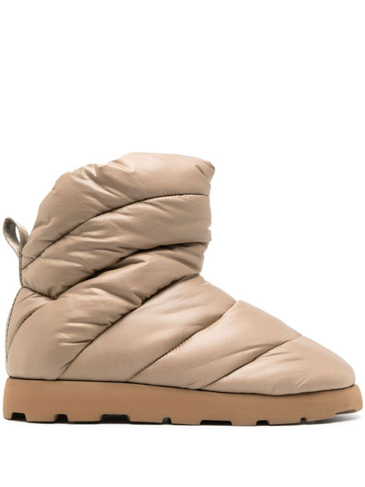 Brown Luna Padded Ankle Boots