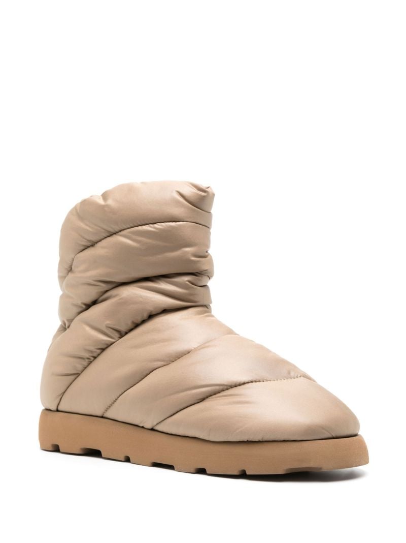 Brown Luna Padded Ankle Boots