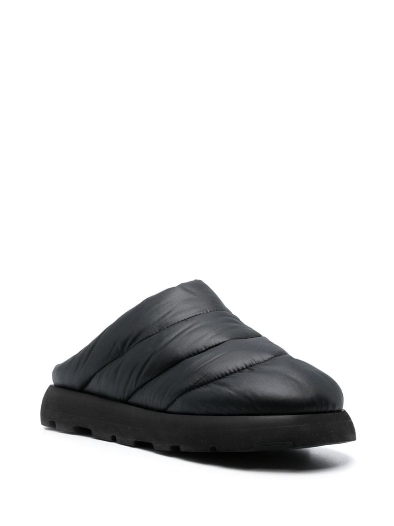 Black Onda Padded Slippers