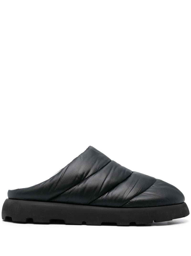 Black Onda Padded Slippers