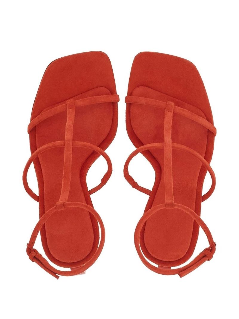 Red Elina 105 Suede Sandals