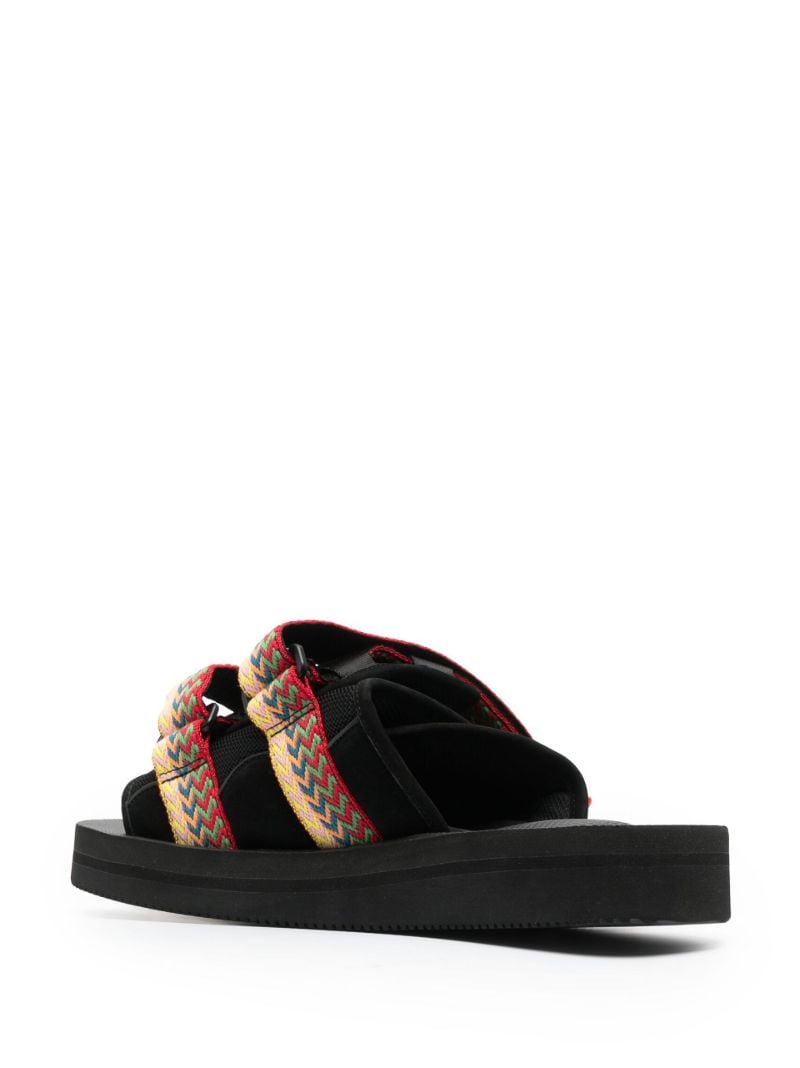 X Suicoke Black Curb Woven Sandals