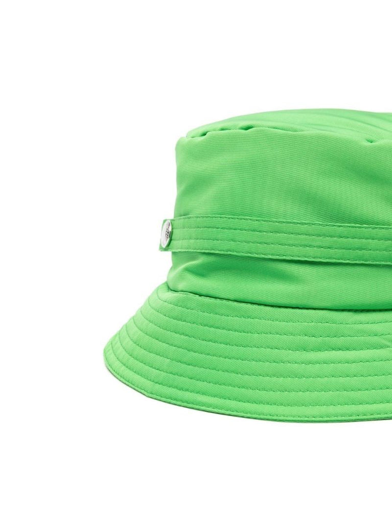 Green Logo Embroidered Bucket Hat