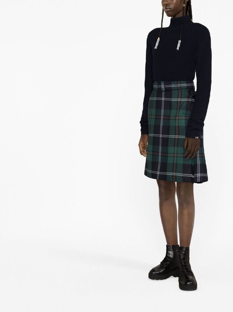 Green Checked Wool Kilt