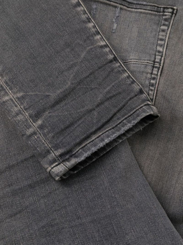 Grey Mx1 Ultra Suede Skinny Jeans