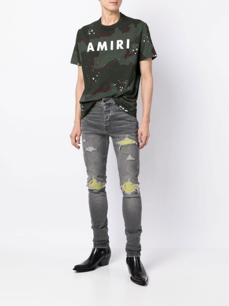 Grey Mx1 Ultra Suede Skinny Jeans