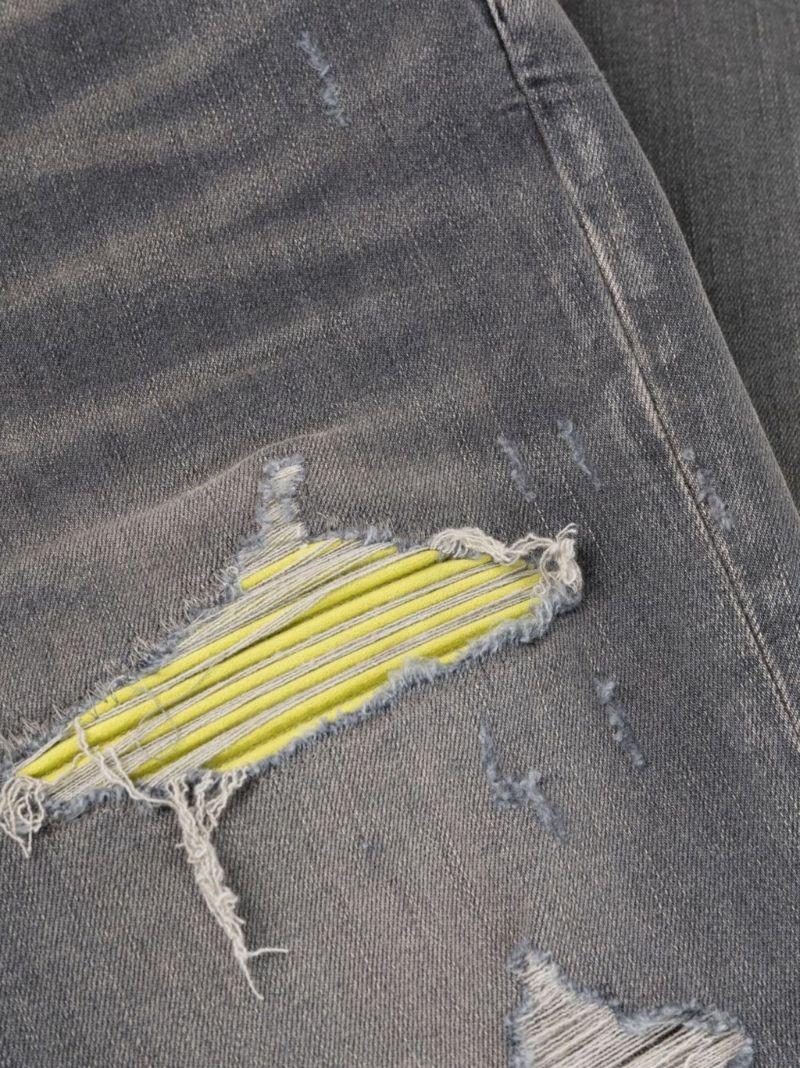 Grey Mx1 Ultra Suede Skinny Jeans