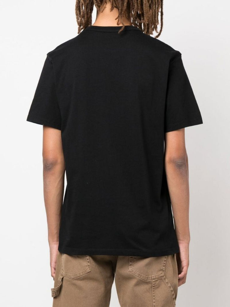 Black Chillax Fox Patch T-shirt