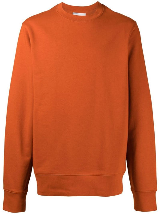 Red Logo Print Cotton Sweatshirt