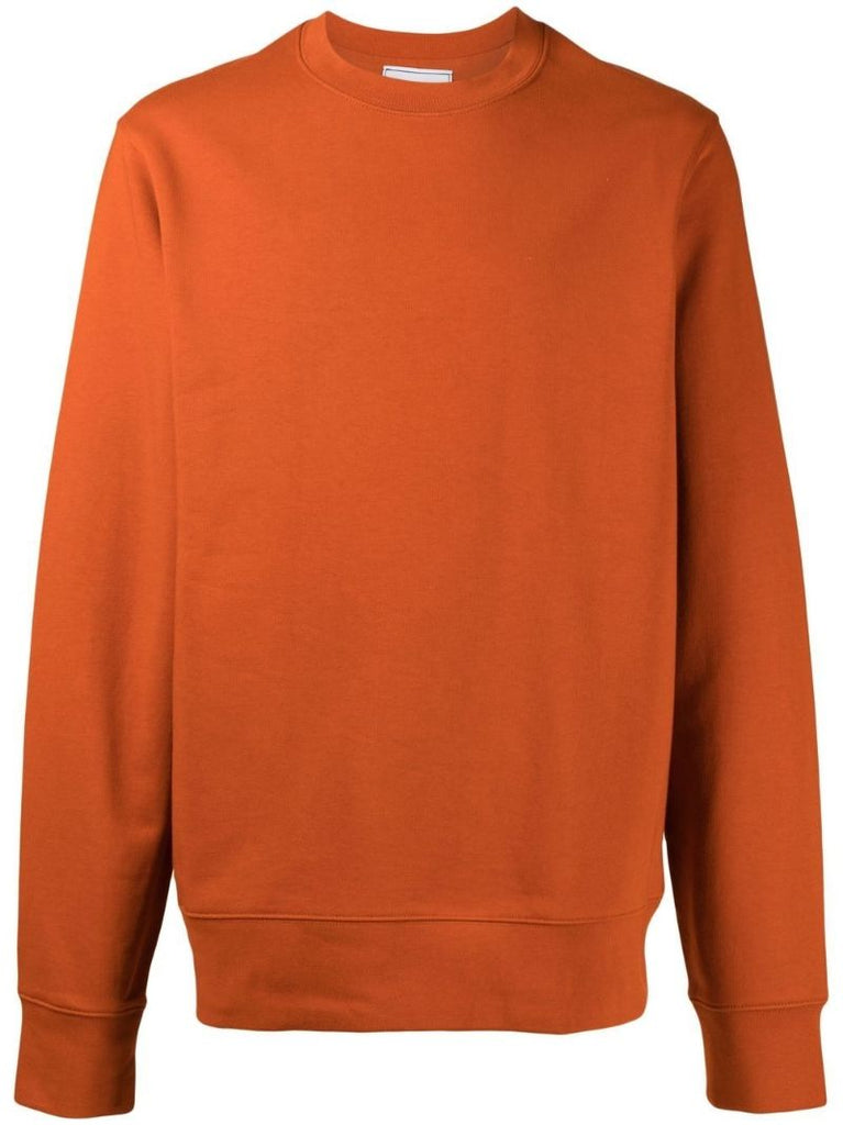 Red Logo Print Cotton Sweatshirt