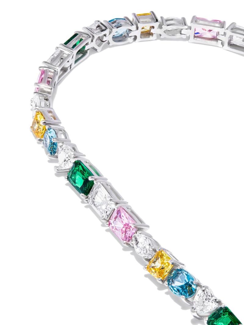 Sterling Silver La Croisette Tennis Bracelet