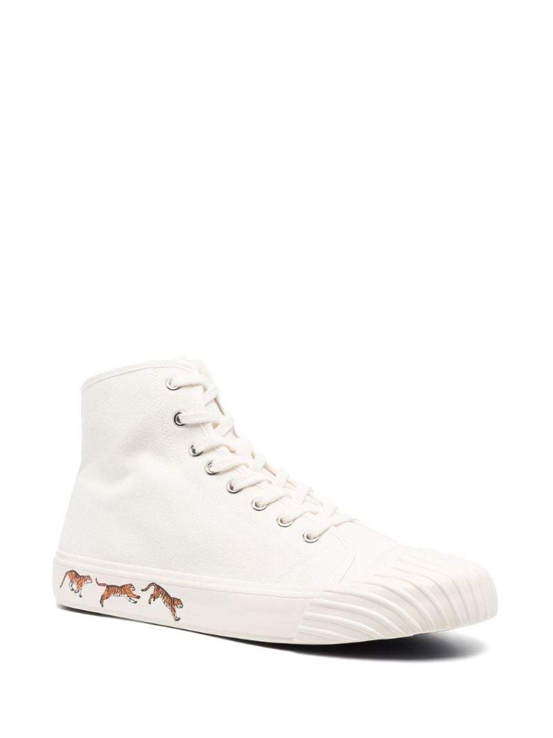 White Kenzoschool Hi-top Sneakers
