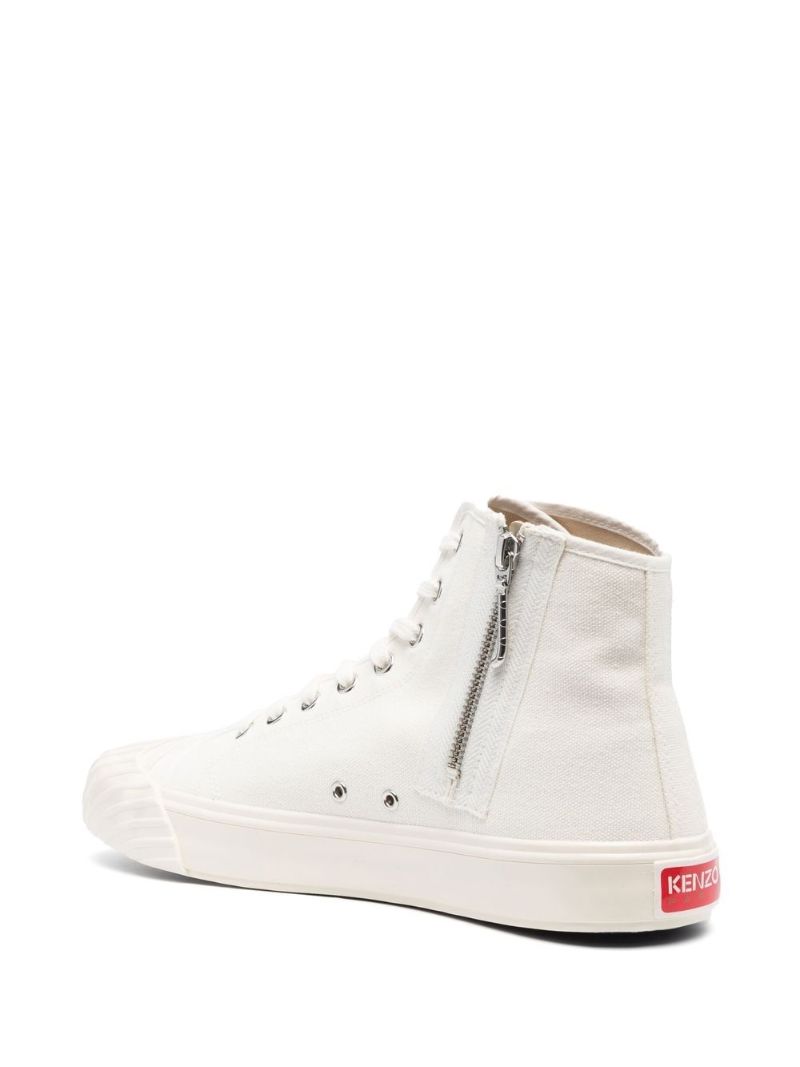 White Kenzoschool Hi-top Sneakers