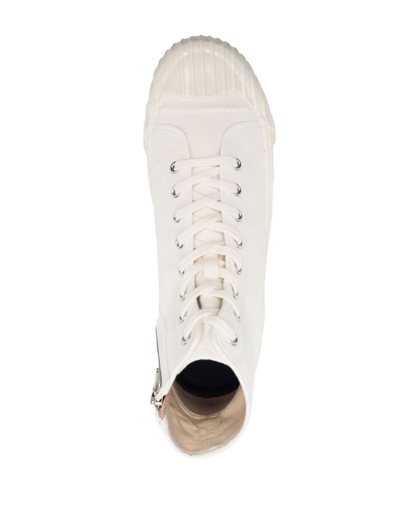 White Kenzoschool Hi-top Sneakers