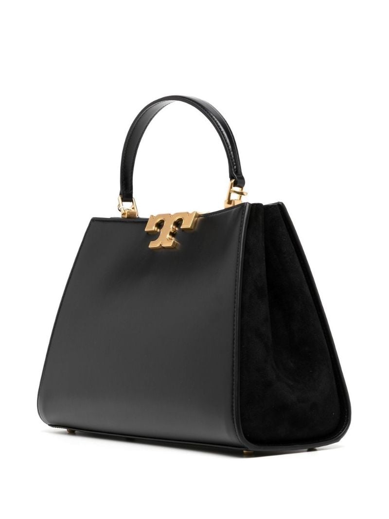 Black Eleanor Leather Satchel Bag