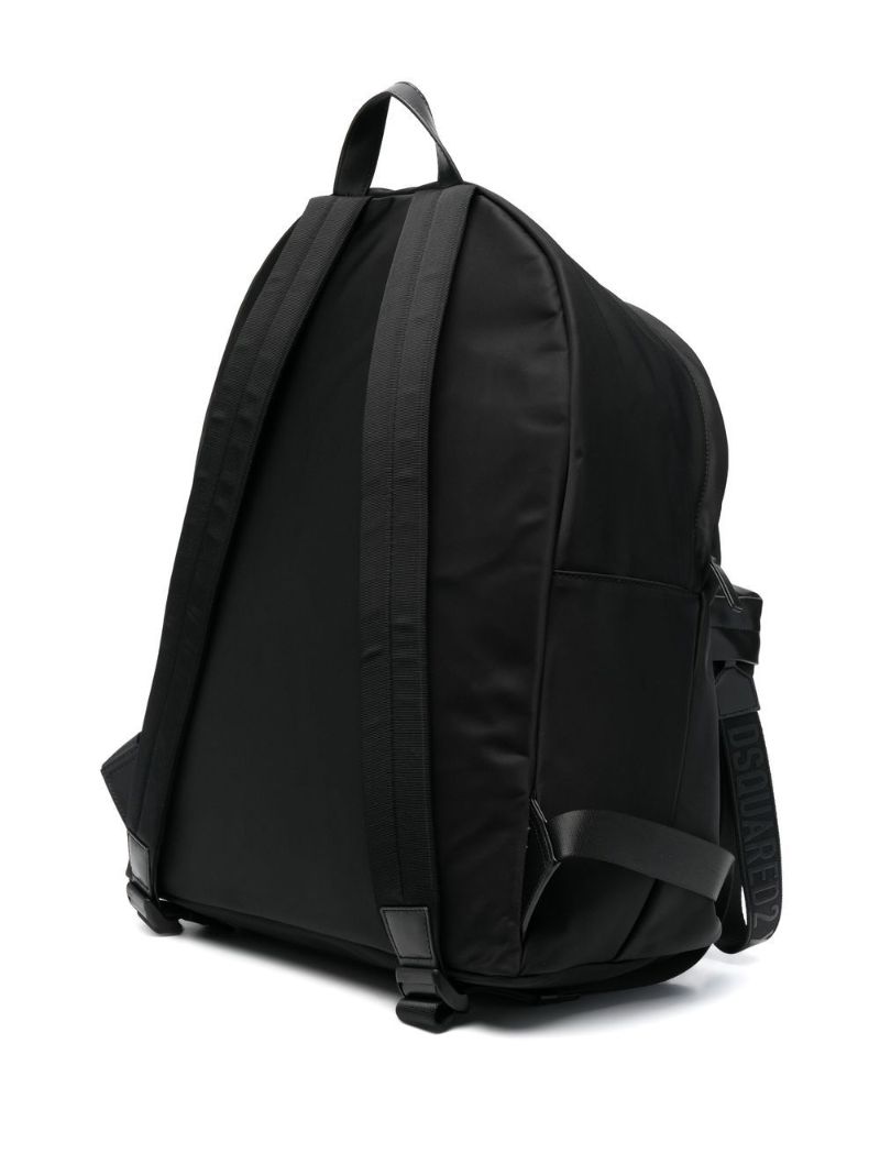 Black Logo Backpack