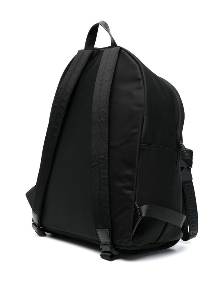 Black Logo Backpack
