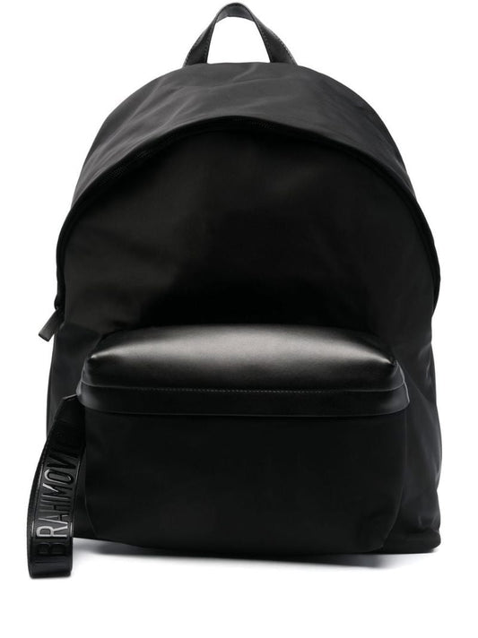 Black Logo Backpack