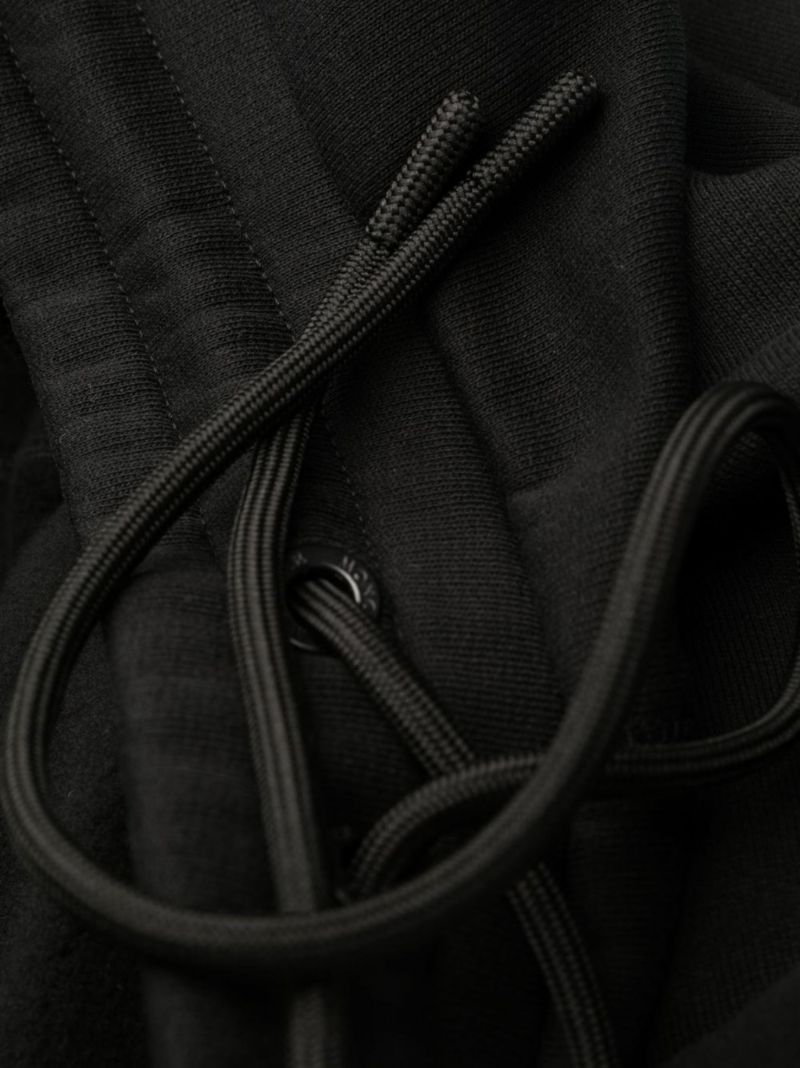 Black Logo Patch Track Pants