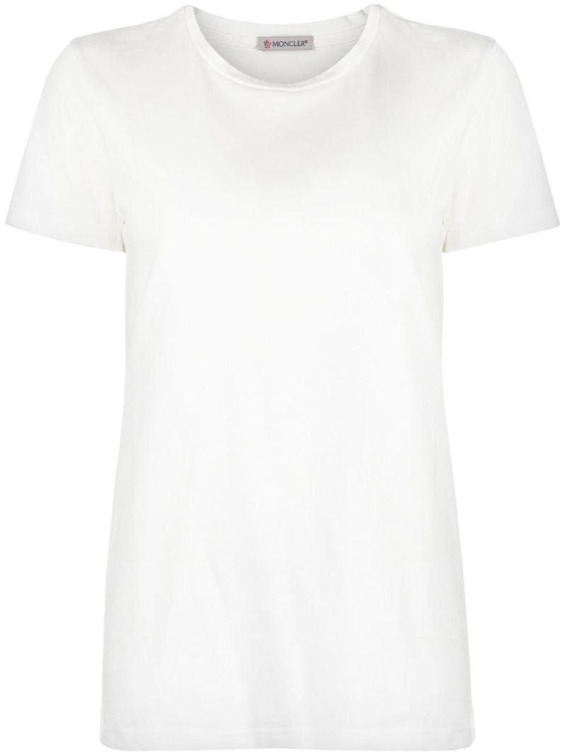 White Crew-neck Cotton T-shirt