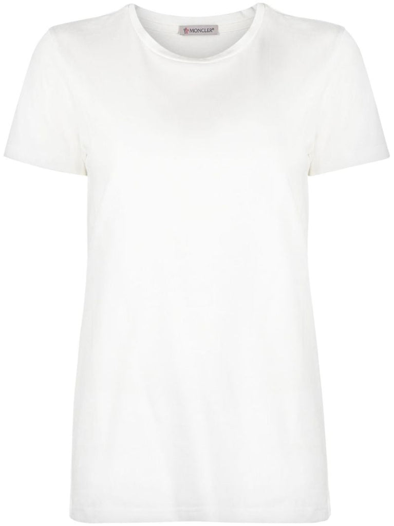 White Crew-neck Cotton T-shirt