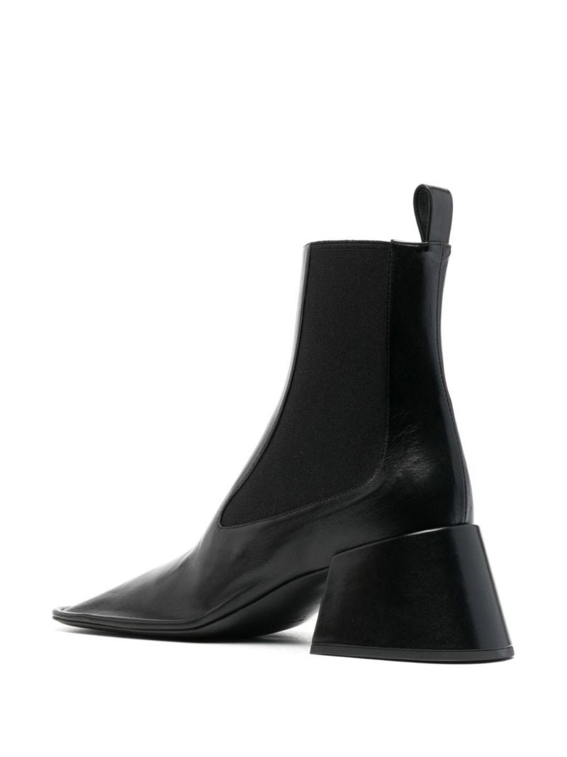 Black 65 Leather Ankle Boots
