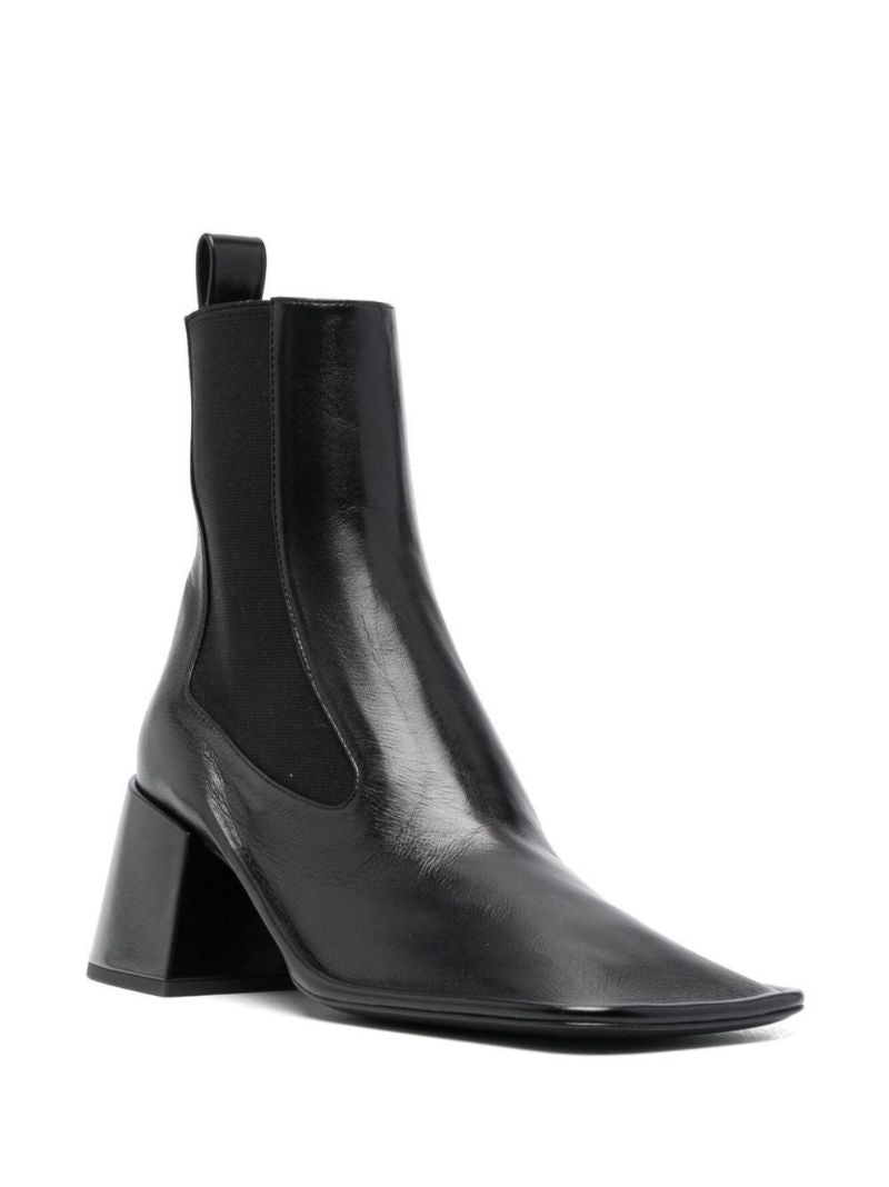 Black 65 Leather Ankle Boots