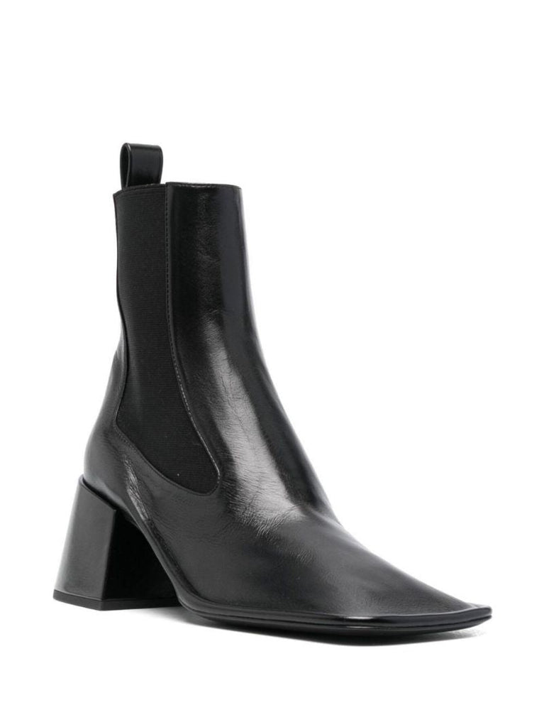 Black 65 Leather Ankle Boots