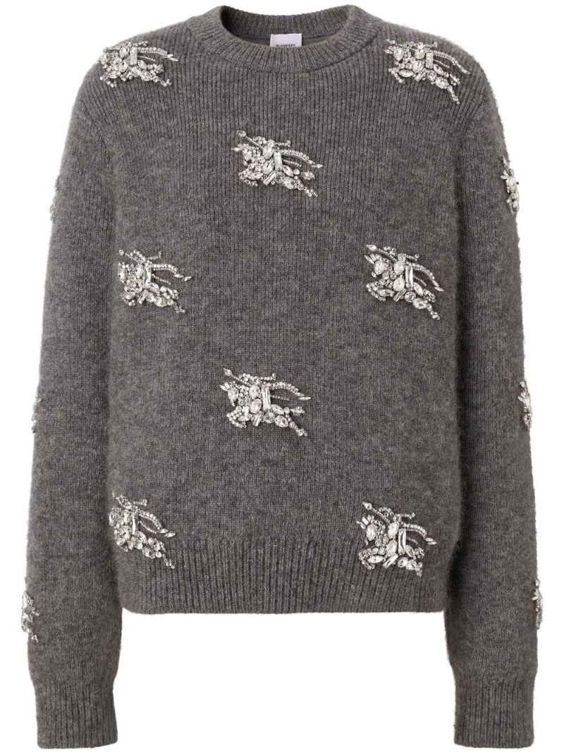 Grey Crystal Ekd Sweater