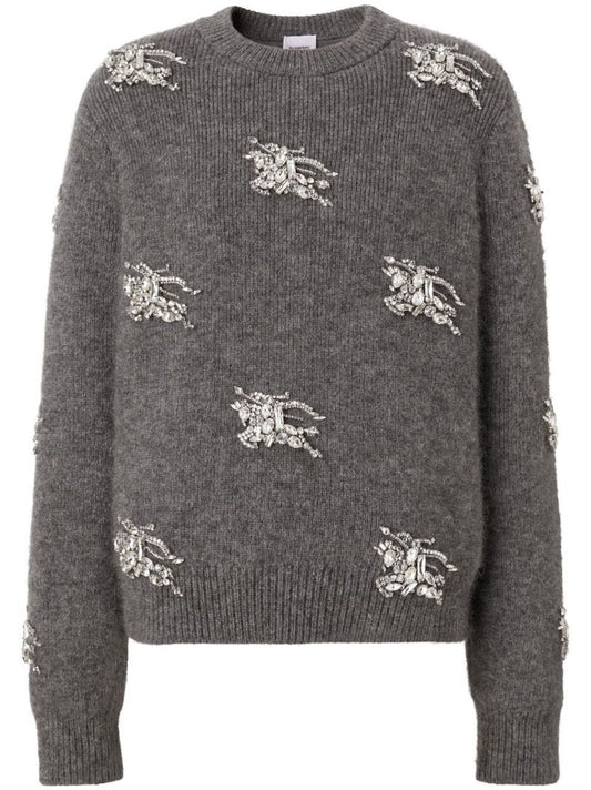 Grey Crystal Ekd Sweater
