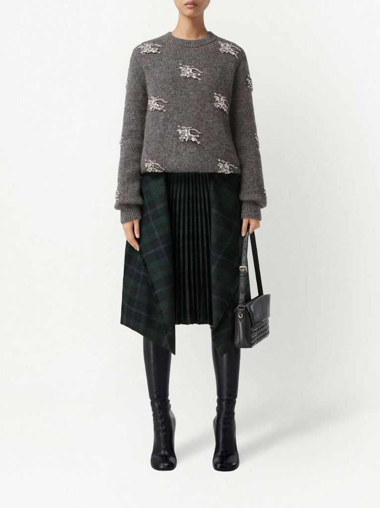 Grey Crystal Ekd Sweater