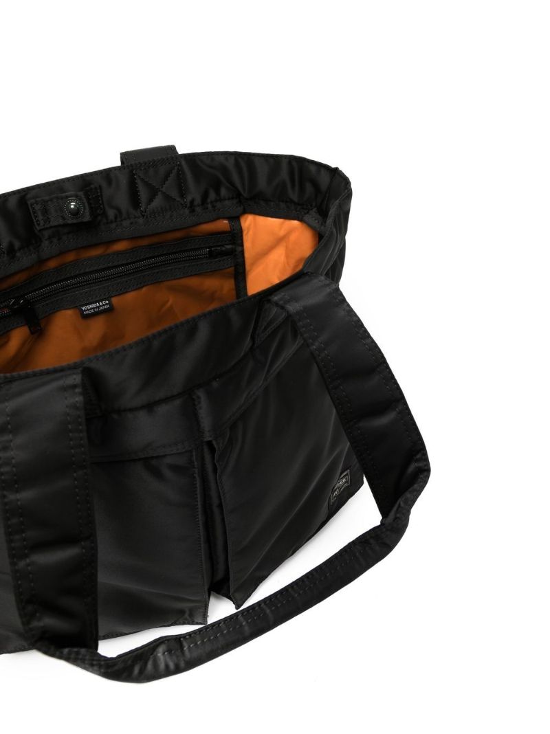Black Tanker Nylon Tote Bag