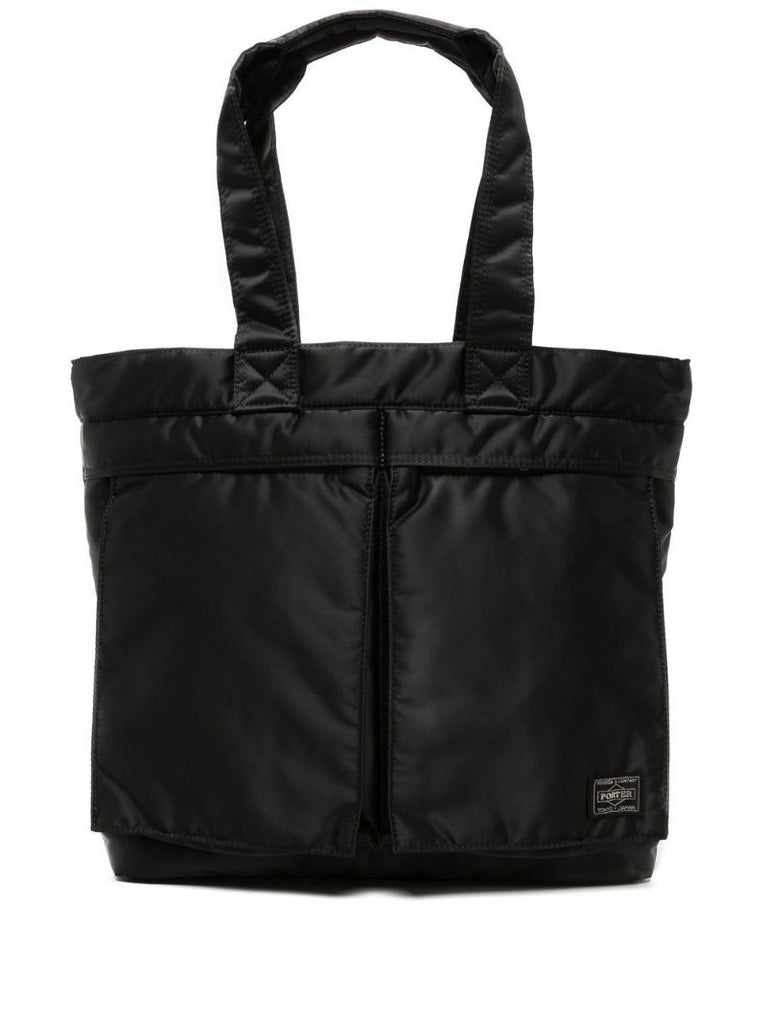 Black Tanker Nylon Tote Bag