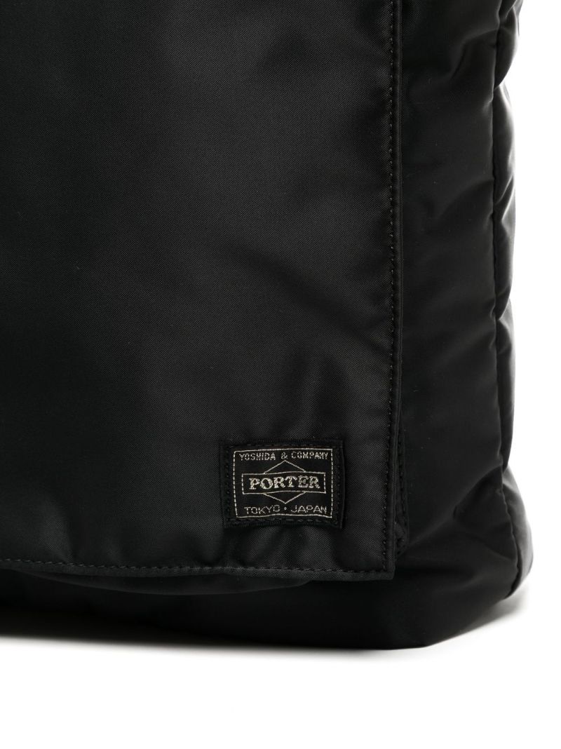Black Tanker Nylon Tote Bag