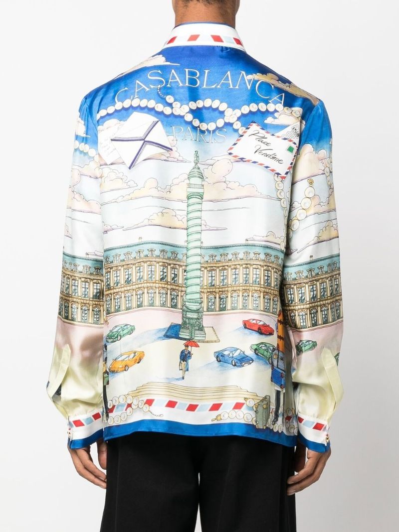 Neutral Placa Casa Silk Shirt