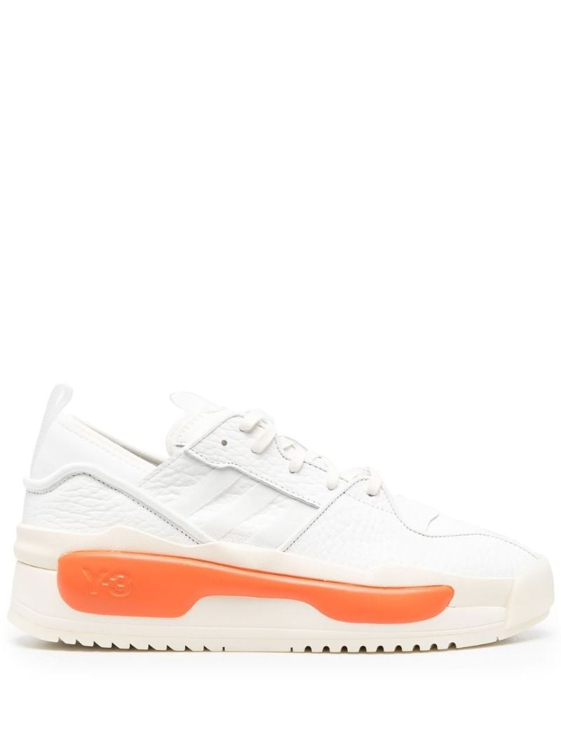 White Hokori Iii Leather Sneakers