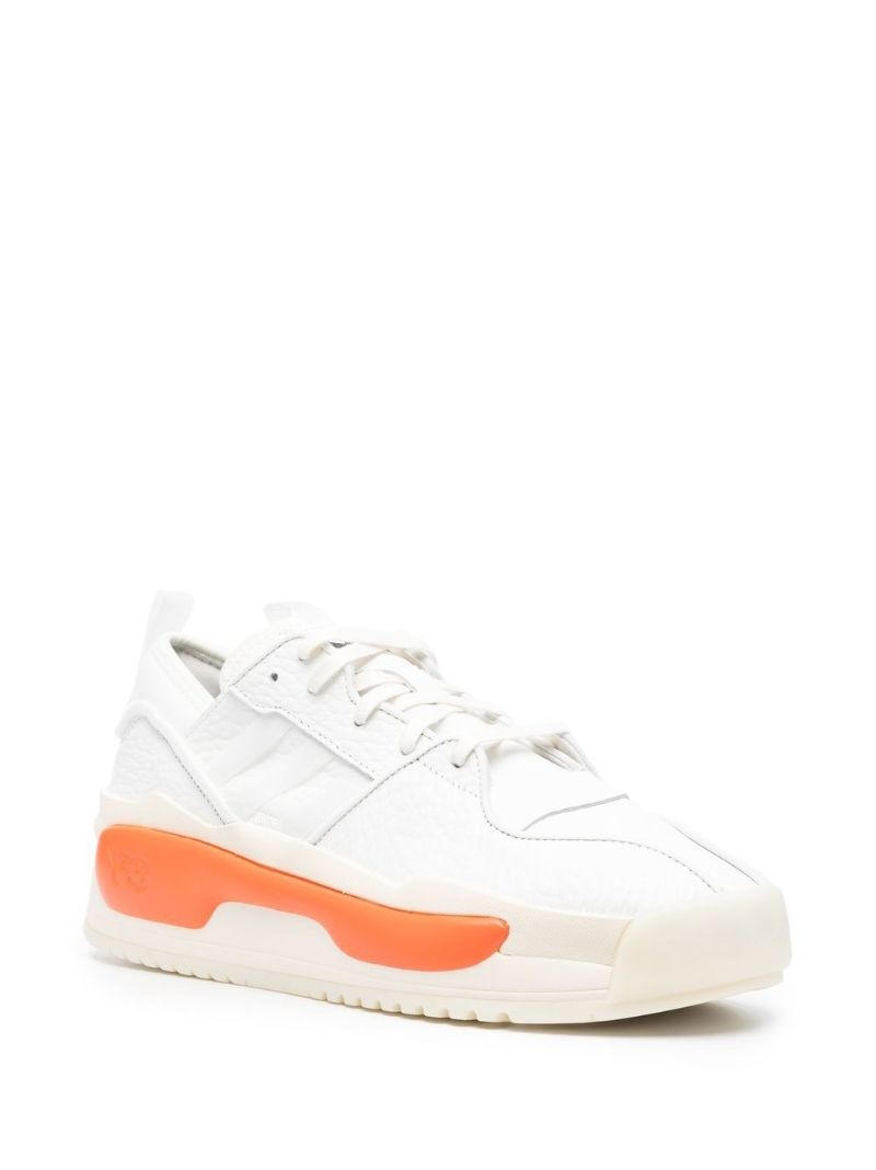 White Hokori Iii Leather Sneakers