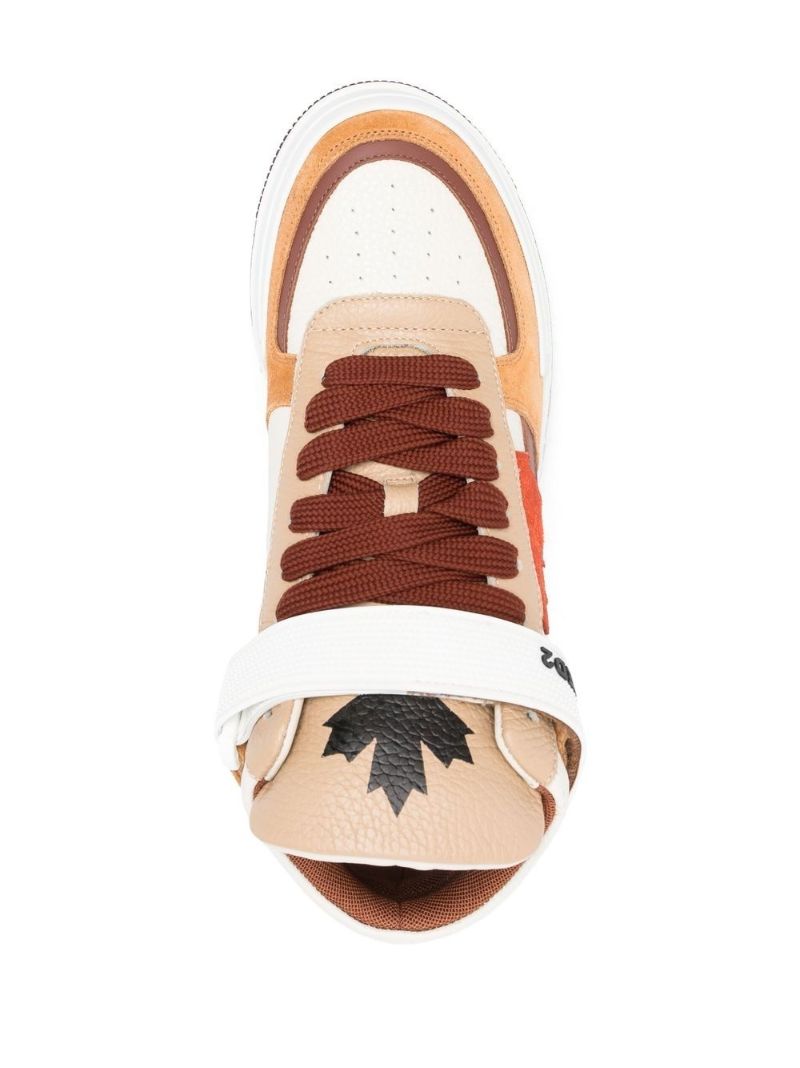 White Canadian High-top Sneakers