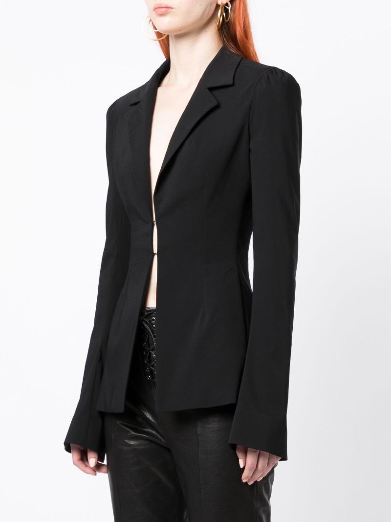 Black Single Breasted Blazer