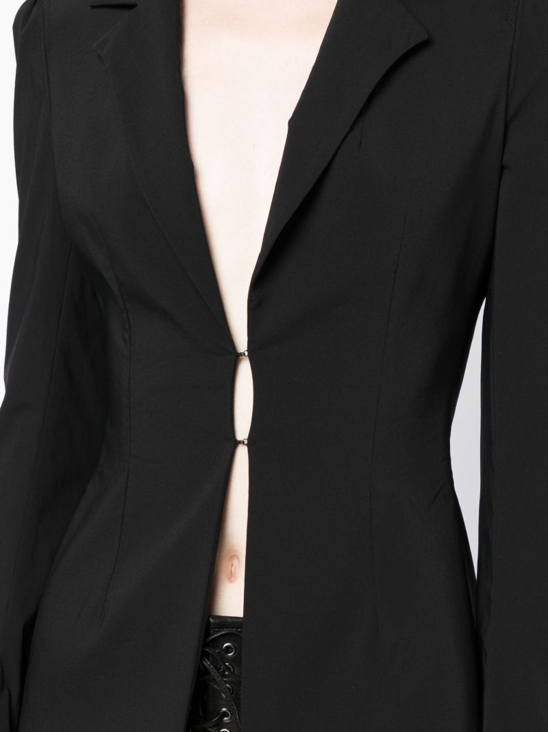Black Single Breasted Blazer