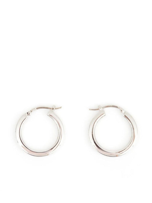 Silver-tone Margiela Six Hoop Earrings