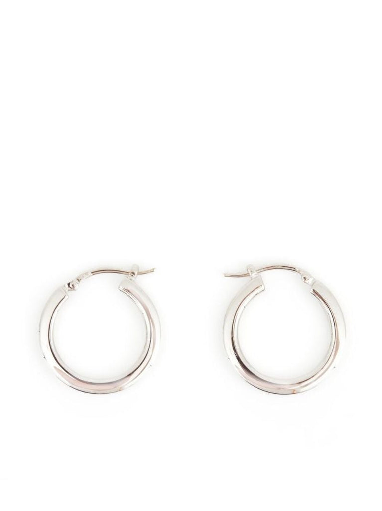 Silver-tone Margiela Six Hoop Earrings
