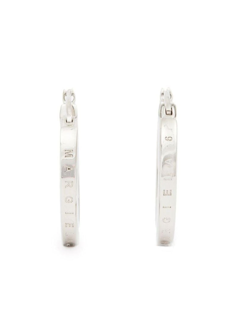 Silver-tone Margiela Six Hoop Earrings